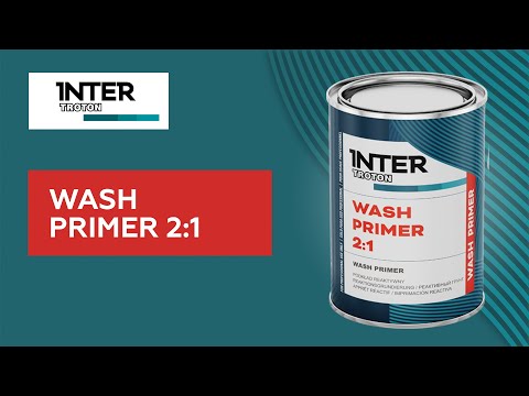 Нанесение WASH PRIMER 2:1 Inter Troton