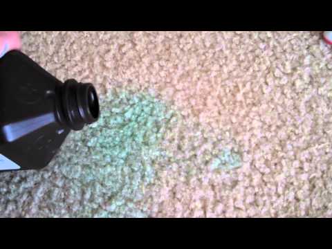 how to get hair dye out of a carpet