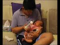 Baby Natalie Getting the Hang of Drinking by Bottle