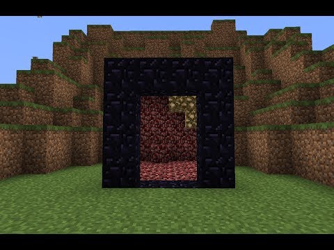 how to a nether portal in minecraft