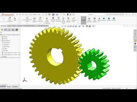 Solidworks tutorial | Design of Spur gear with Solidworks toolbox