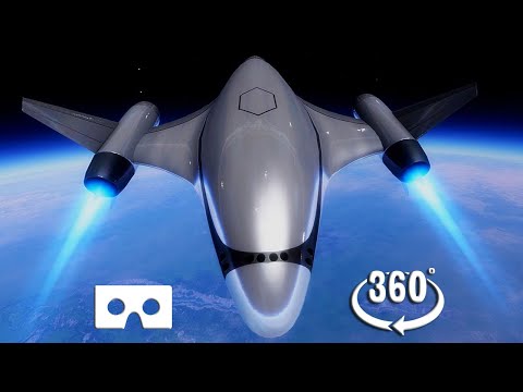 VR 360 video in Space - Take Off from an Alien Planet - YouTube
