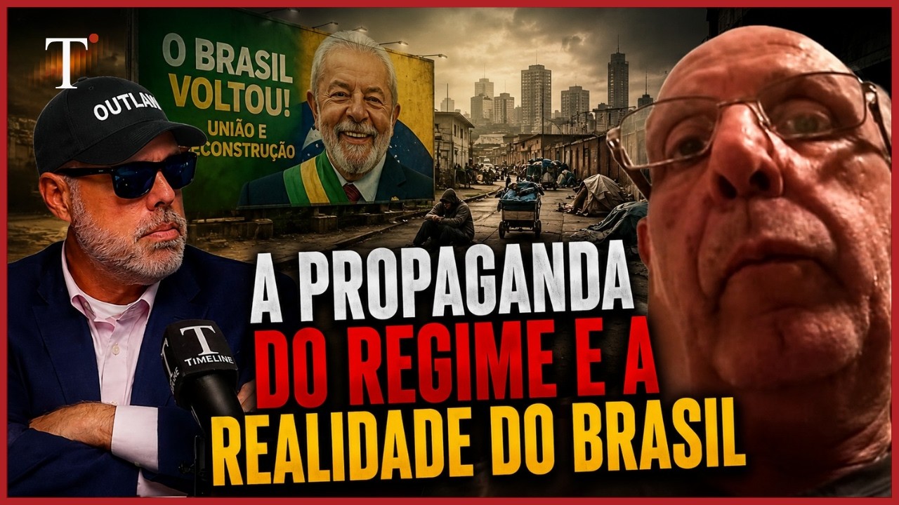 A PROPAGANDA DO REGIME TENTA ESCONDER A REALIDADE DO BRASIL