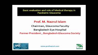 Evaluation and Medical Treatment of Paediatric Glaucoma