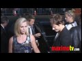 www.maximotv.com http peter facinelli (twilight) and jennie garth (beverly hills 90210) arriving at the premiere of 
