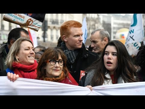 Paris: Massendemonstration gegen Präsident Macron
