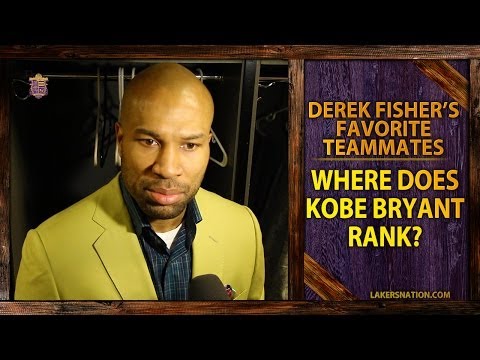 Video: Derek Fisher's Favorite Teammates, Where Does Kobe Bryant Rank?