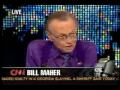 Bill Maher on Larry King Live Pt. 1 - Feb 4 \