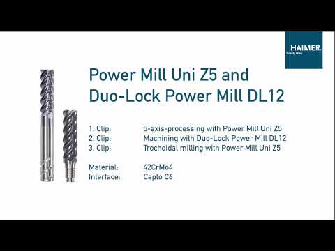 Power Mill 強力銑刀 與 Duo Lock 強力銑刀