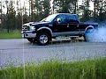 Burnout with a 2005 Ford F-350 6.0L Powerstroke