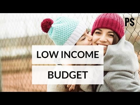how to budget in low income