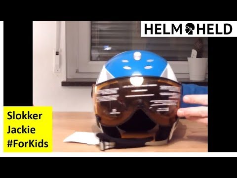 Skihelm für Kinder mit Visier - Slokker Jaky
