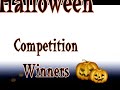 HALLOWEEN contest winners & Runners up