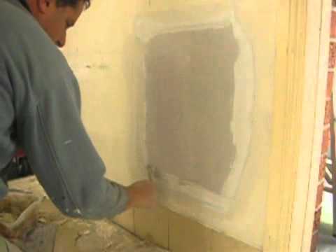 how to patch big hole in wall