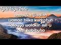 Syairan Santri Salafi - Cinta Dalam Diam (Lyric)
