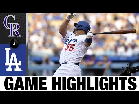 Rockies vs. Dodgers Game Highlights (7/24/21) | MLB Highlights