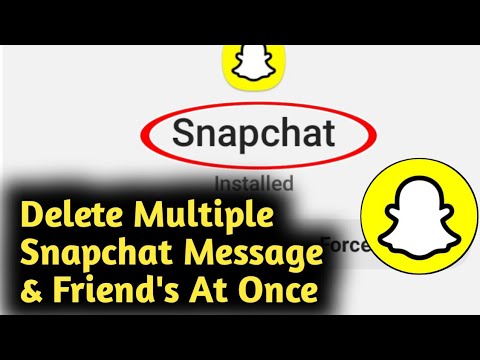 video-linktoworks-How to Delete Multiple Snapchat Message & Friends at Once ...