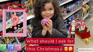 Summer needs YOUR HELP, she can’t decide what to ask??For Christmas