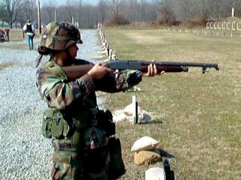 dumb girl shoots shotgun