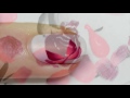 Tuto nail art fleur de lotus one stroke Lotus