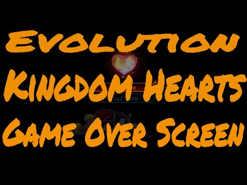 Evolution of All Kingdom Hearts Game Over Screen