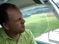Pouso Avião Tupi, com Paulo Bertolini como piloto. Na pista do aeroporto de Castro.