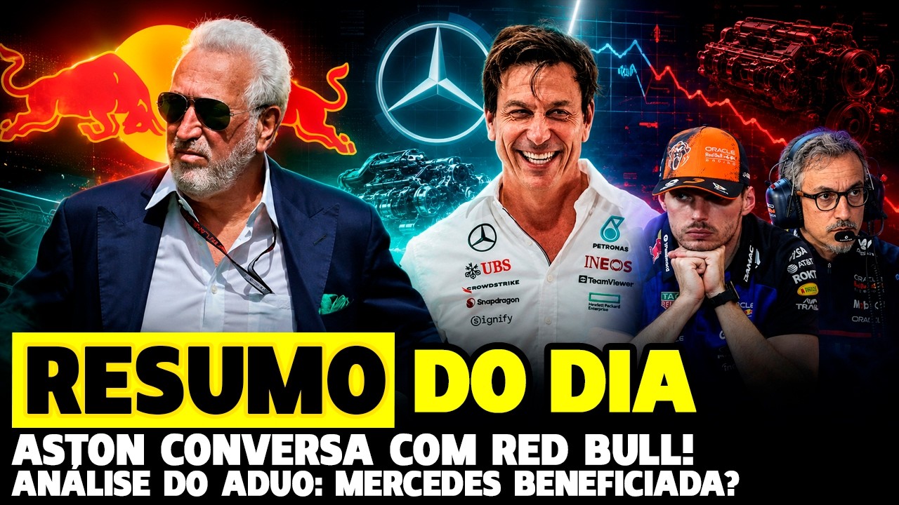 🚨ASTON MARTIN NEGOCIA COM RED BULL E MERCEDES POR MOTORES, ANÁLISE DO ADUO | FÓRMULA 1