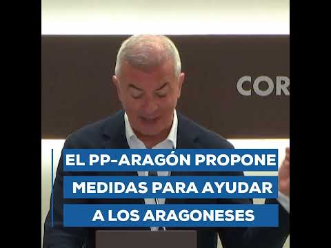 Javier Campoy lamenta la inflación desbocada que sufren los aragoneses