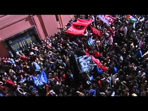 31 de JUL. Cristina Fernández le habló a la militancia en Casa de Gobierno.
