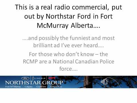 LISTEN & LAUGH: Best car commercial ever!