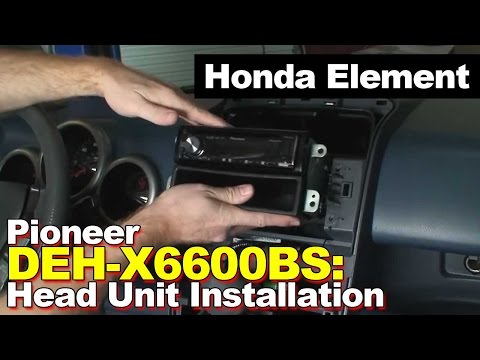 How To Remove Replace Install A New Stereo Radio Head Unit in a Honda Element