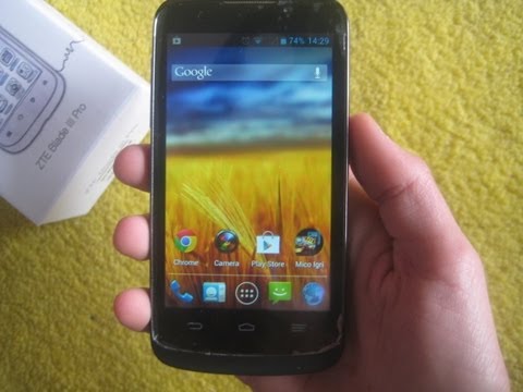 ZTE BLADE III / 3 PRO Unboxing & Review