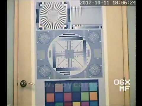 Демонстрация съемки камеры KDM-A6810AСL