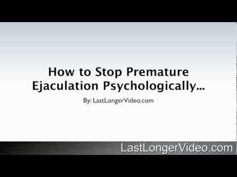 how to stop self ejaculation