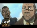 exclusive aaron mcgruder  boondocks  talks bet obama clinton