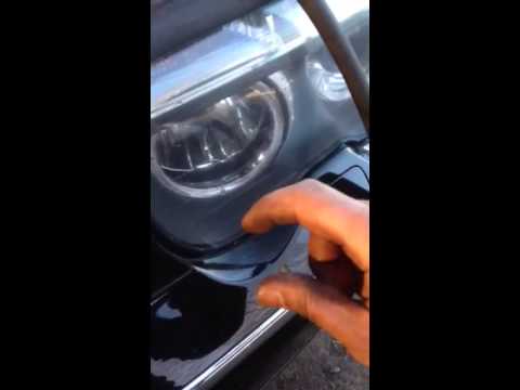 How to replace angel eye or headlight bulb BMW 745