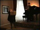 dora schwarzberg, violin alphonse sauer, piano (of horowitz) play a bit from strauss sonata