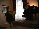 dora schwarzberg, violin alphonse sauer, piano (of horowitz) play a bit from strauss sonata