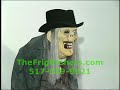 Old Dead Eye Gunslinger Halloween Prop Haunted House Old Dead Eye Gunslinger Halloween Prop Haunted House