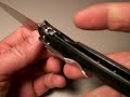 Benchmade Dejavoo:  Weak liner lock?
