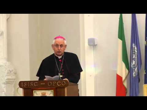 ISISC’s 40th Anniversary - Mons. Salvatore Pappalardo, Archbishop of Siracusa ISISC’s 40th Anniversary - Mons. Salvatore Pappalardo, Archbishop of Siracusa