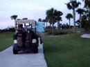 Ross On The Golf Cart