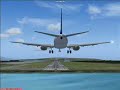 737-400 Garuda Indonesia landing at Denpasar Bali