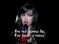 Demi Lovato - Get Back - Official Music Video w/ LYRICS ON SCREEN [HQ]