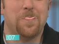 Ellen DeGeneres with gum sculptor Christopher Antes Ellen DeGeneres with gum sculptor Christopher Antes