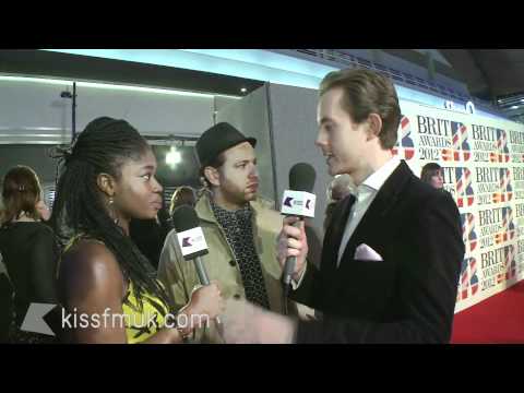 Chase and Status at the BRIT Awards 2012 with KISS