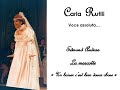farewell performance to bettina's part : carla rutili sings 