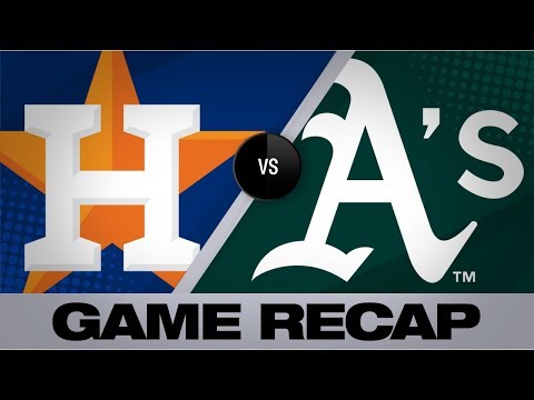 Video: Canha, Olson lift A's to 8-4 win vs. Astros | Astros-Athletics Game Highlights 8/17/19