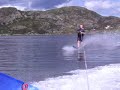 Water skiing CRASH