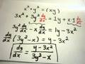 Using Implicit Differentiation to find Derivatives